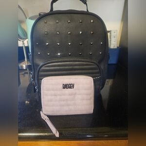 RadRev Backpack And Lavander Wallet